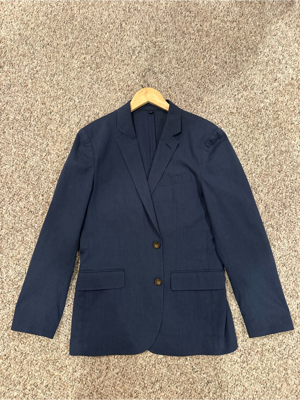 JCrew Navy Men's Two-Button Blazer 38S